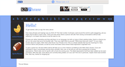 Desktop Screenshot of knowyourphrase.com
